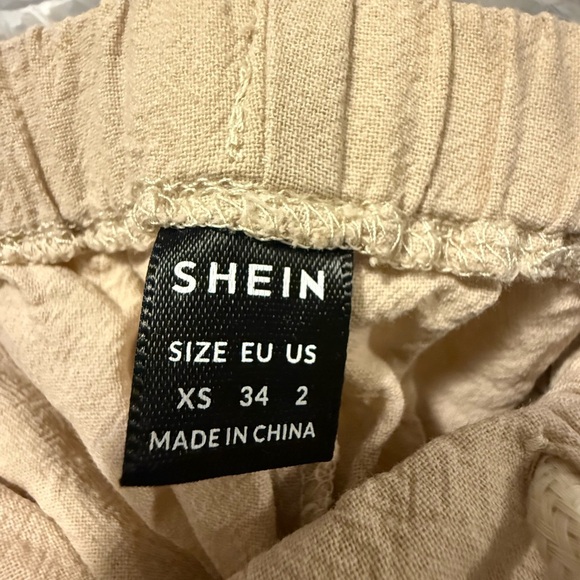 2 Textured SHEIN Pants with Drawstring Waistband - Size XS Pants - Used once - Picture 9 of 10